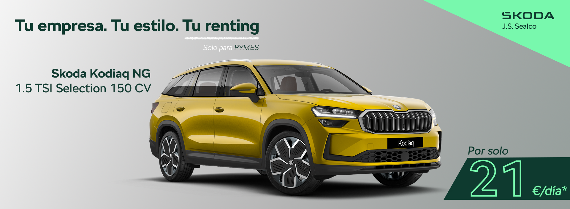 SKODA BUSINESS BANNER KODIAQ ABRIL 2025